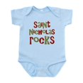 thumbnail image 1 of CafePress - Saint Nicholas Rocks Infant Bodysuit - Baby Light Bodysuit, Size Newborn - 24 Months, 1 of 4