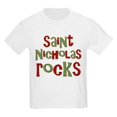 thumbnail image 1 of CafePress - Saint Nicholas Rocks Kids Light T Shirt - Light Classic Kids Graphic, Short Sleeve T-Shirt, Sizes XS-XL, 1 of 4