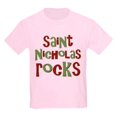 thumbnail image 1 of CafePress - Saint Nicholas Rocks Kids Light T Shirt - Light Classic Kids Graphic, Short Sleeve T-Shirt, Sizes XS-XL, 1 of 4