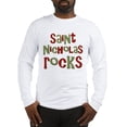 thumbnail image 1 of CafePress - Saint Nicholas Rocks Long Sleeve T Shirt - Unisex Cotton Long Sleeve T-Shirt, 1 of 4