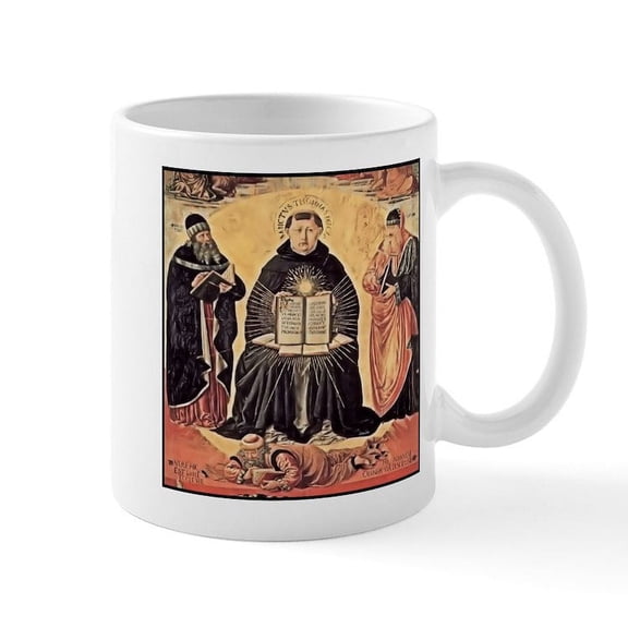 CafePress - Saint Thomas Aquinas 1648 Mug - 11 oz Ceramic Mug - Novelty Coffee Tea Cup