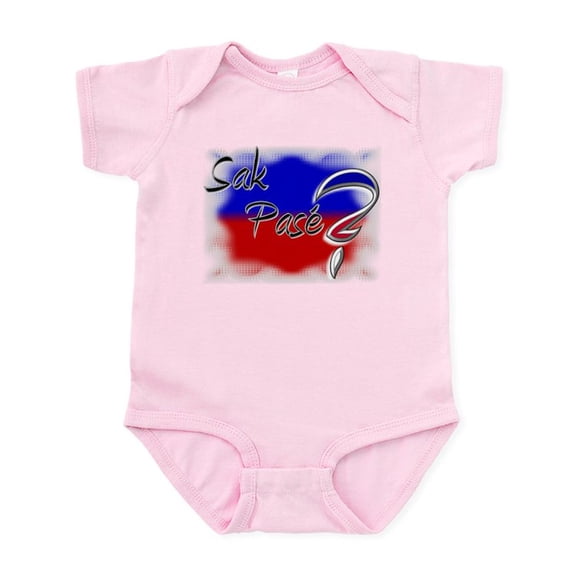 CafePress - Sak Pase? Infant Bodysuit - Baby Light Bodysuit, Size Newborn - 24 Months