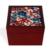 CafePress - Sakura Koi Asnoha - Keepsake Box, Finished Hardwood Jewelry Box, Velvet Lined Memento Box