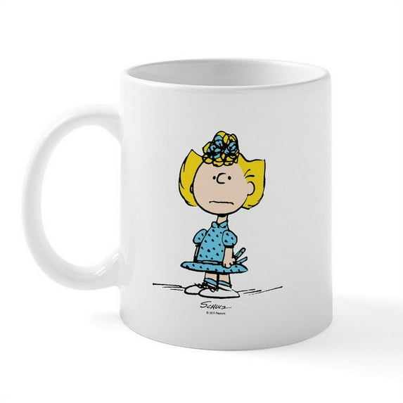 CafePress - Sally Brown Large Mug - 11 oz Ceramic Mug - Novelty Coffee Tea Cup