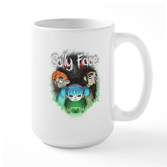 CafePress - Sally Face The Wretched - 15 oz Ceramic Large White Novelty Mug