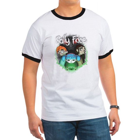 CafePress - Sally Face The Wretched T Shirt - 100% Cotton Ringed T-Shirt