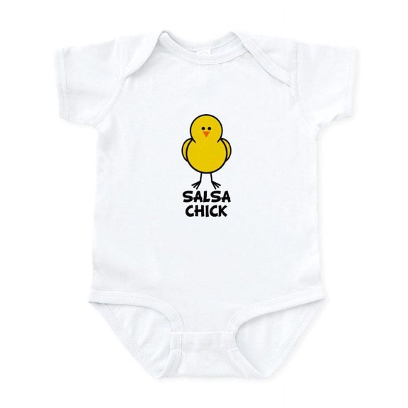 CafePress - Salsa Chick Infant Bodysuit - Baby Light Bodysuit, Size Newborn - 24 Months