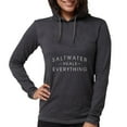 thumbnail image 1 of CafePress - Saltwater Heals Everything Long Sleeve T Shirt - Womens Hooded Shirt, 1 of 3