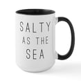 thumbnail image 1 of CafePress - Salty As The Sea - 15 oz Ceramic Large White Novelty Mug, 1 of 4