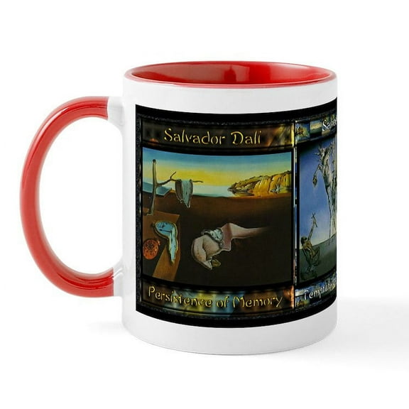 CafePress - Salvador Dali Art Mug - 11 oz Ceramic Mug - Novelty Coffee Tea Cup