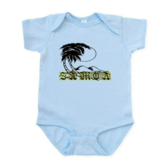 CafePress - Samoa Island Infant Bodysuit - Baby Light Bodysuit, Size Newborn - 24 Months