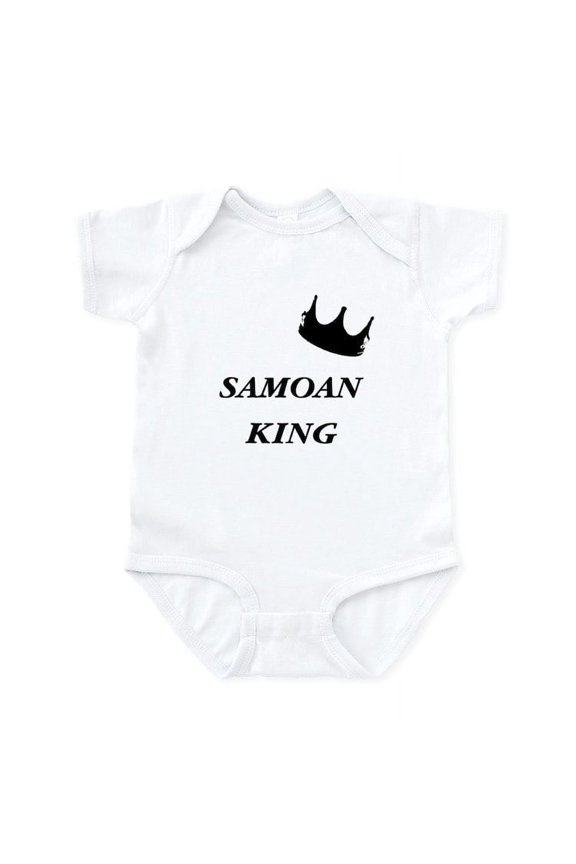 - Samoan King Infant Bodysuit - Baby Light Bodysuit, Size Newborn - 24 Months