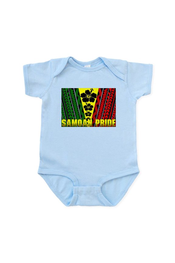 - Samoan Pride Infant Bodysuit - Baby Light Bodysuit, Size Newborn - 24 Months