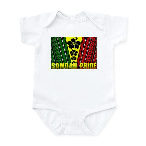 CafePress - Samoan Pride Infant Bodysuit - Baby Light Bodysuit, Size Newborn - 24 Months