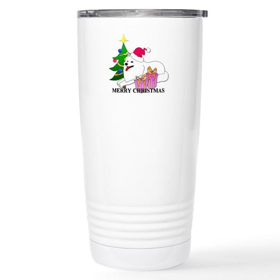 CafePress - Samoyed Stainless Steel Travel Mug - Insulated Stainless Steel Travel Tumbler 20 oz.