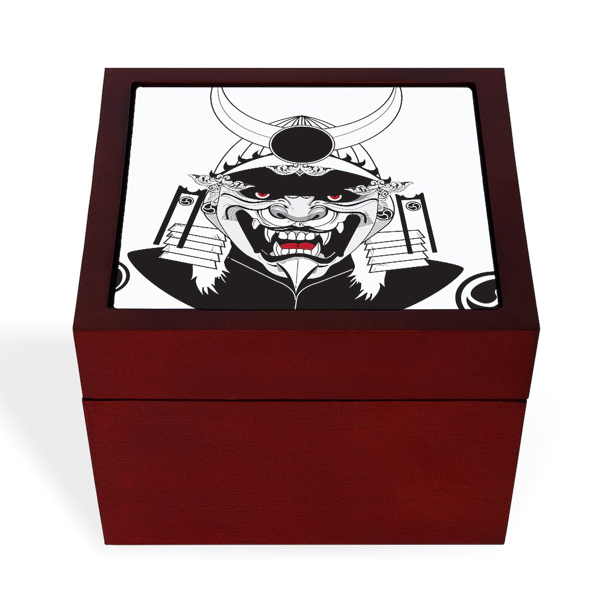CafePress Samurai Keepsake Box, Finished Hardwood Jewelry Box