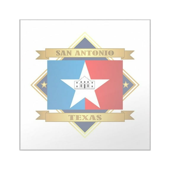 CafePress - San Antonio Sticker - Square Sticker 3" x 3"