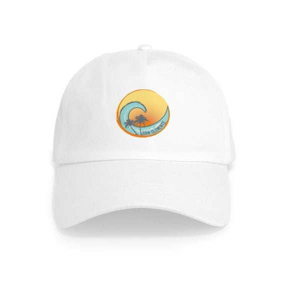 CafePress - San Clemente Sunset Crest Cap - Adjustable 100% Brushed Unisex Casual Cotton Baseball Cap, Beige, 1