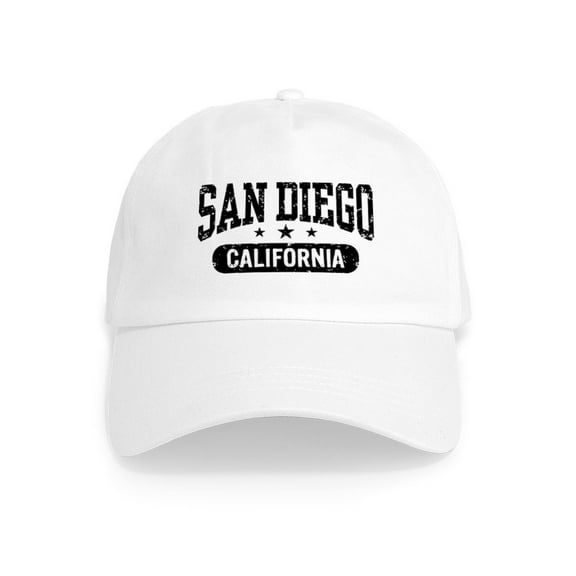 CafePress - San Diego California Cap - Adjustable 100% Brushed Unisex Casual Cotton Baseball Cap, Beige, 1