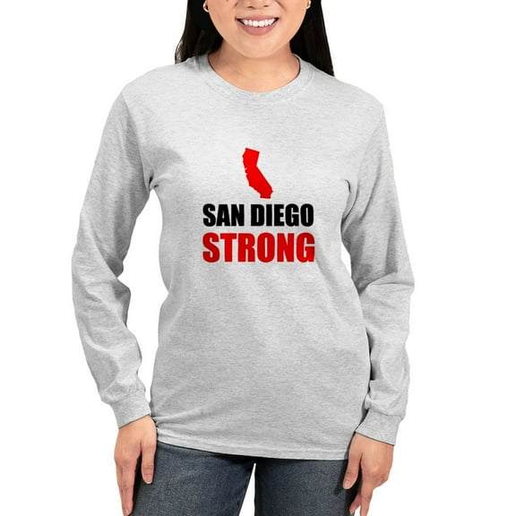 CafePress - San Diego Strong Long Sleeve T Shirt - Women's Long Sleeve Graphic Casual T-Shirt