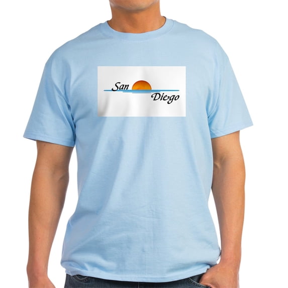 CafePress - San Diego Sunset Light T Shirt - Men's Classic Graphic T-Shirt