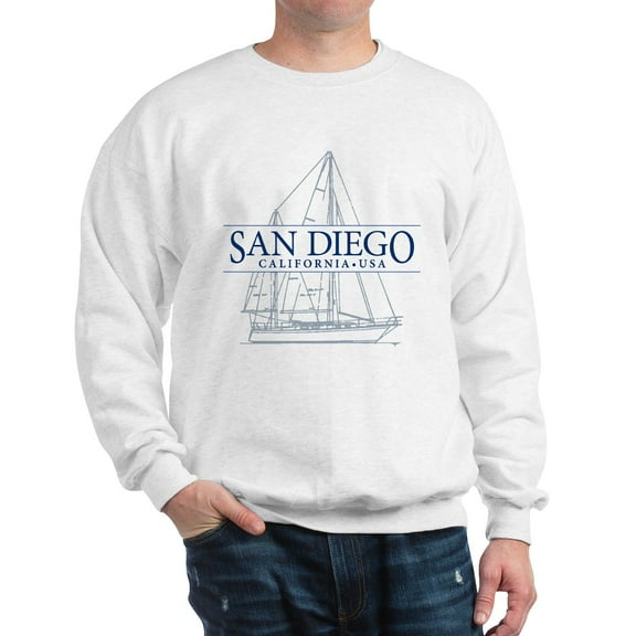 CafePress - San Diego Sweatshirt - Crew Neck Sweatshirt