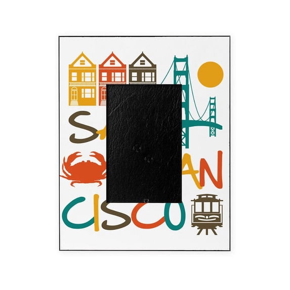 CafePress - San Francisco - Decorative 8x10 Picture Frame