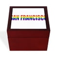 thumbnail image 1 of CafePress - San Francisco - Keepsake Box, Finished Hardwood Jewelry Box, Velvet Lined Memento Box, 1 of 5