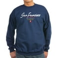 thumbnail image 1 of CafePress - San Francisco Script Sweatshirt (Dark) - Classic Crew Neck Sweatshirt, 1 of 4