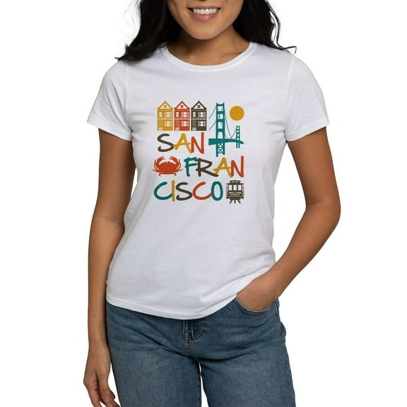 CafePress - San Francisco T Shirt - Women's Classic T-Shirt