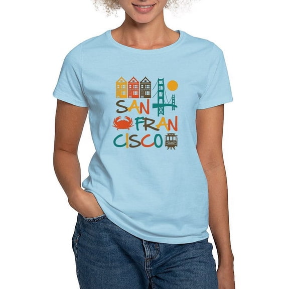 CafePress - San Francisco T Shirt - Women's Classic T-Shirt