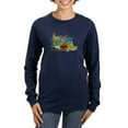 thumbnail image 1 of CafePress - San Francisco Travel Poster Long Sleeve T Shirt - Women's Long Sleeve Graphic Tee Casual Fit, 1 of 4