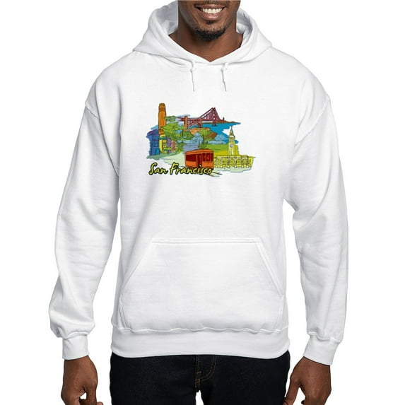 CafePress - San Francisco Travel Poster Sweatshirt - Pullover Hoodie, Hooded Sweatshirt