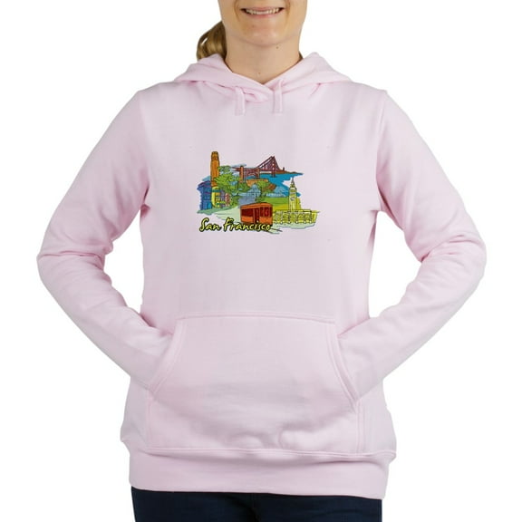 CafePress - San Francisco Travel Poster Sweatshirt - Women's Hooded Sweatshirt