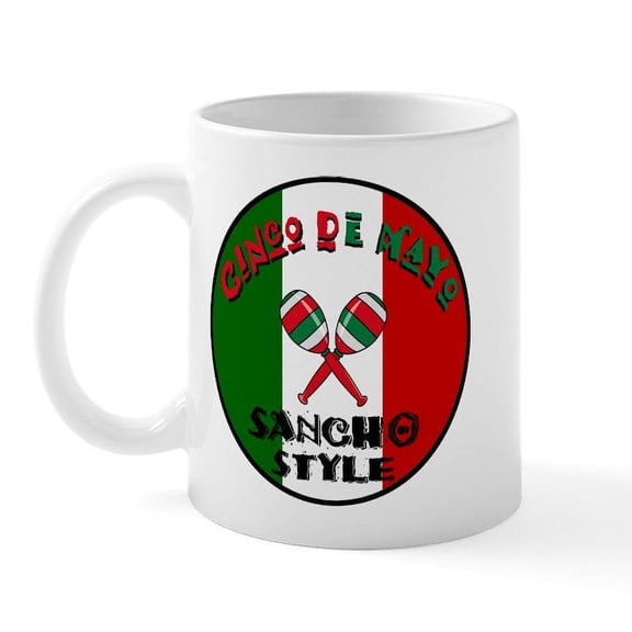 CafePress - Sancho Cinco De Mayo Mug - 11 oz Ceramic Mug - Novelty Coffee Tea Cup