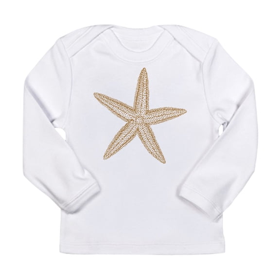 CafePress - Sand Starfish Long Sleeve Infant T Shirt - Long Sleeve Infant T-Shirt