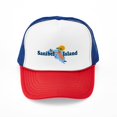 thumbnail image 1 of CafePress - Sanibel Island FL Map Design - Adjustable Unisex Printed Trucker Hat with Mesh Back, 1 of 10