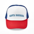 thumbnail image 1 of CafePress - Santa Barbara (Blue) - Adjustable Unisex Printed Trucker Hat with Mesh Back, 1 of 10