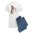 thumbnail image 1 of CafePress - Santa Beagle - Men's Light Pajamas, 1 of 1