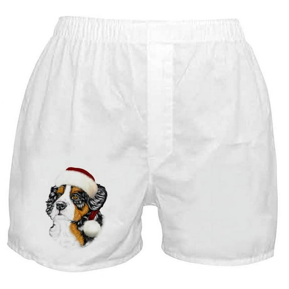 CafePress - Santa Berner Boxer Shorts - Men's Novelty Boxer Shorts