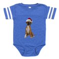 thumbnail image 1 of CafePress - Santa Boxer - Cute Infant Baby Football Bodysuit, 1 of 3