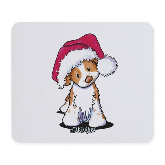 CafePress - Santa Brittany Mousepad - Non-slip Rubber Mousepad, Gaming Mouse Pad