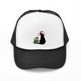 thumbnail image 1 of CafePress - Santa Cat & Mouse - Adjustable Unisex Printed Trucker Hat with Mesh Back, 1 of 8