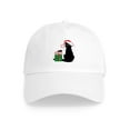 thumbnail image 1 of CafePress - Santa Cat & Mouse Cap - Adjustable 100% Brushed Unisex Casual Cotton Baseball Cap, Beige, 1, 1 of 2