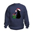 thumbnail image 1 of CafePress - Santa Cat & Mouse Kids Sweatshirt - Kids Sweatshirt, Youth Crew Neck Sweatshirt, 1 of 4