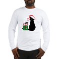 thumbnail image 1 of CafePress - Santa Cat & Mouse Long Sleeve T Shirt - Unisex Cotton Long Sleeve T-Shirt, 1 of 4