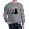 thumbnail image 1 of CafePress - Santa Cat & Mouse Sweatshirt - Crew Neck Sweatshirt, 1 of 4