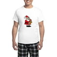 thumbnail image 1 of CafePress - Santa Claus Playing Saxophone Pajamas - Men's Light Loose Fit Cotton Pajama Set, 1 of 7
