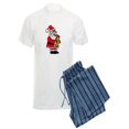 thumbnail image 1 of CafePress - Santa Claus Playing Saxophone Pajamas - Men's Light Pajamas, 1 of 1
