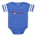 thumbnail image 1 of CafePress - Santa Loves You - Cute Infant Baby Football Bodysuit, 1 of 3